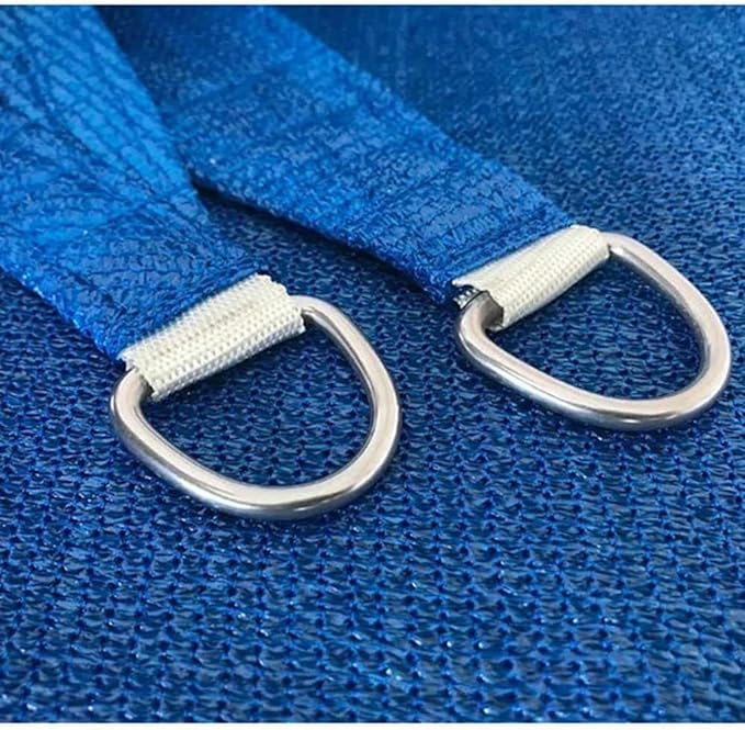 Voile d'ombrage triangle 3 x 3 x 3 m Bleu