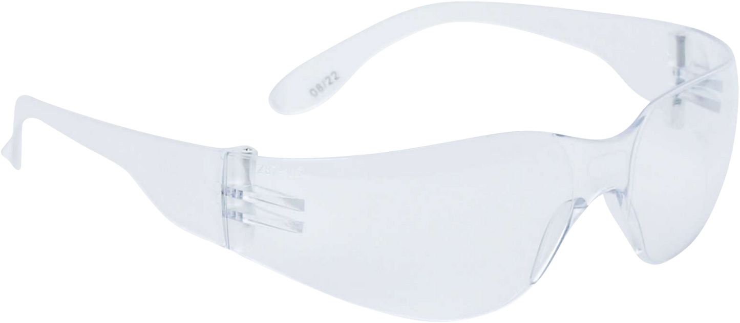 Lunettes de protection incolores avec protection latérale