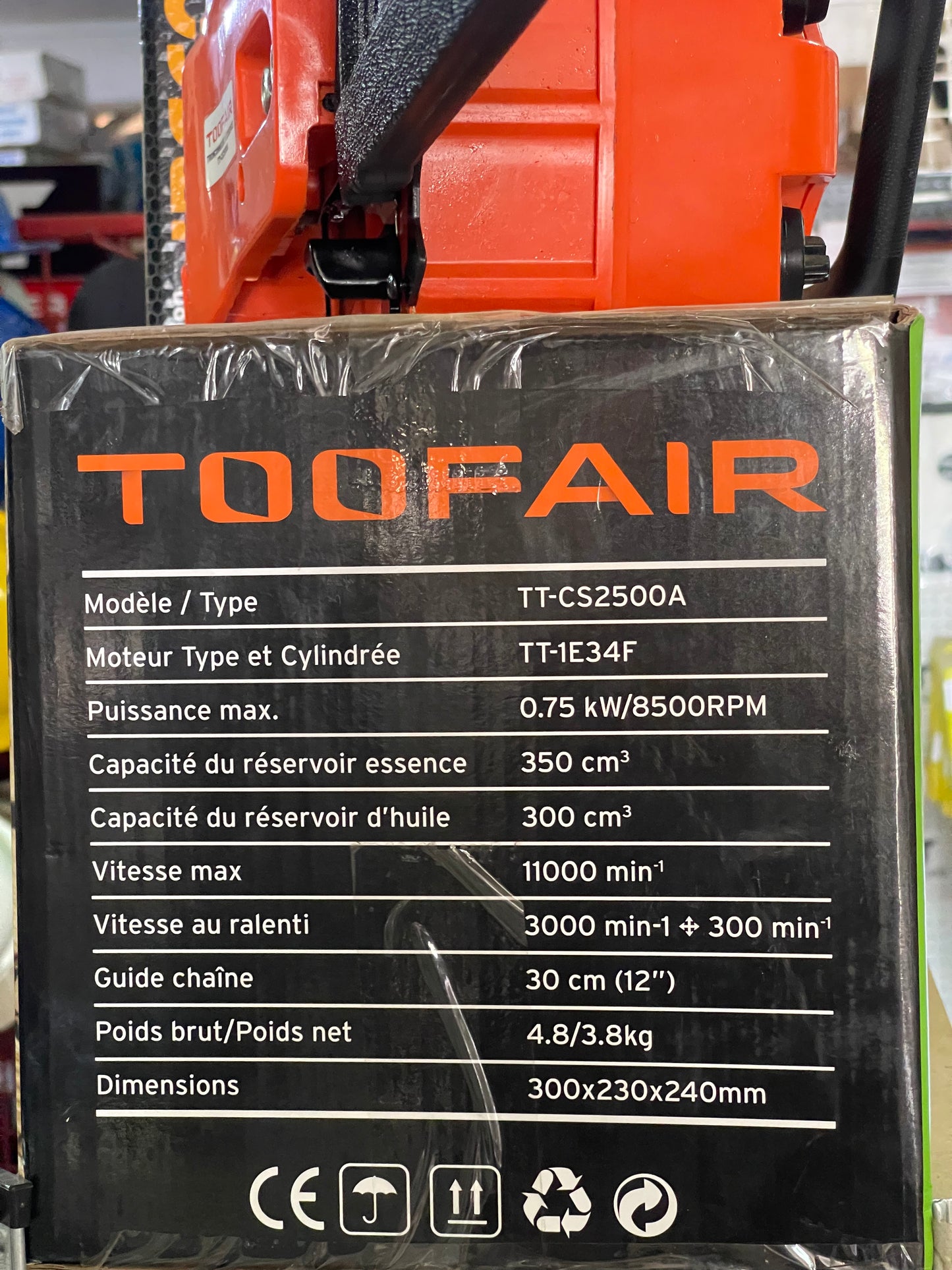 Tronçonneuse Toofair 30cm