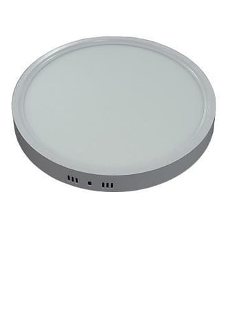 Panneau LED rond en saillie NisaLuce 24 W 6 500 K